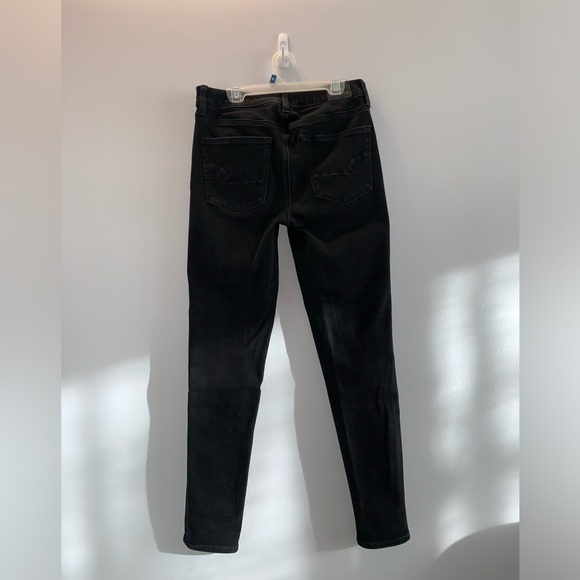American Eagle Black High Rise Jeans - Picture 2 of 5